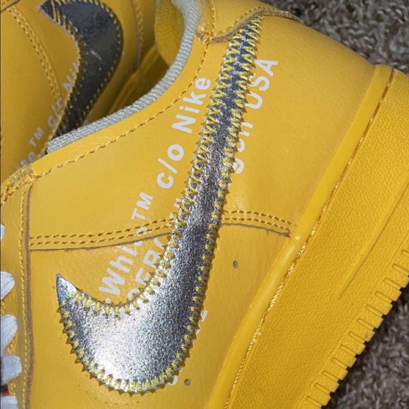 nike air force one off white “lemonade” - Picture 2 of 4